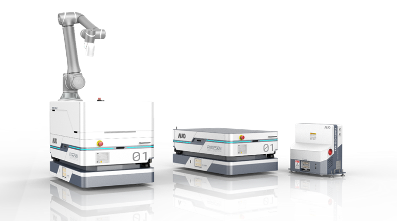 NLC电子數位開發的自主式移動機器人（AMR250M），搭配全向輪並結合AI演算法、2D LiDAR、3D攝影機等技術，協助客戶實現產線全自動化